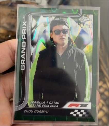 2025 Topps Chrome Formula 1 #144 Zhou Guanyu — front