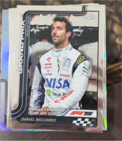 2025 Topps Chrome Formula 1 #139 Daniel Ricciardo — front