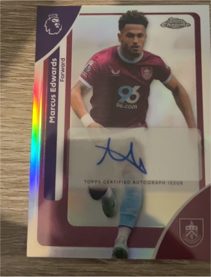2026 Topps Chrome Premier League #CA-ME Marcus Edwards — front