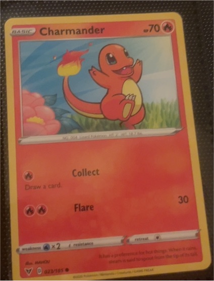2020 Pokémon #23 Charmander — front