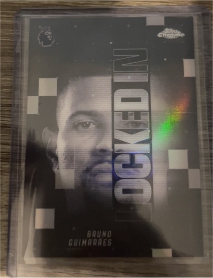 2026 Topps Premier League Chrome #LI-39 Bruno Guimaraes Locked In — front