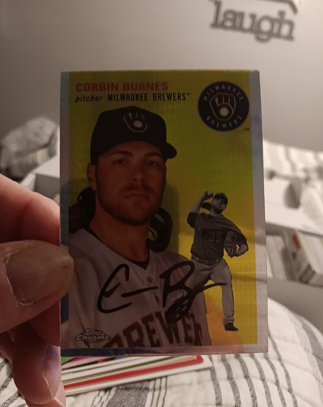 2023 Topps Chrome Platinum Anniversary #230 Corbin Burnes — front