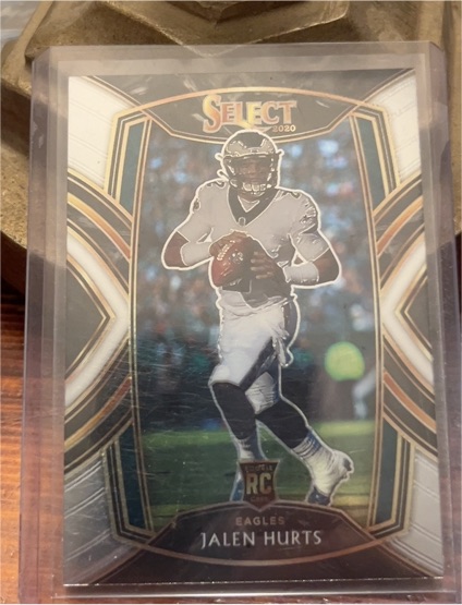 2020 Panini Select #250 Jalen Hurts RC Philadelphia Eagles Rookie Club Level — front