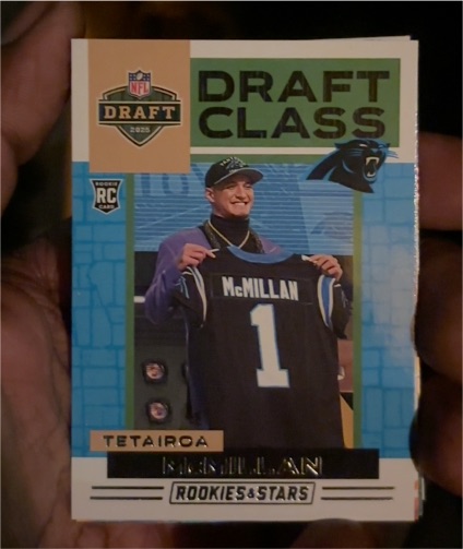 2025 Panini Rookies & Stars Draft Class #10 Tetairoa McMillan — front