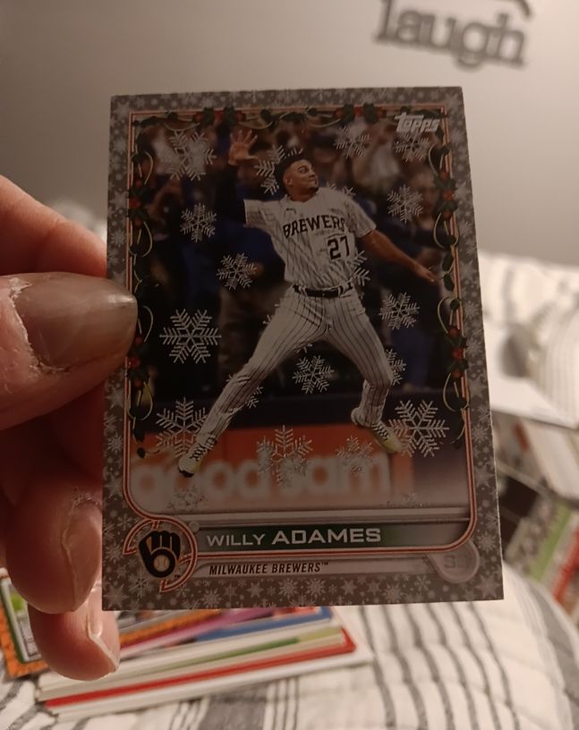 2022 Topps Holiday #HW184 Willy Adames — front