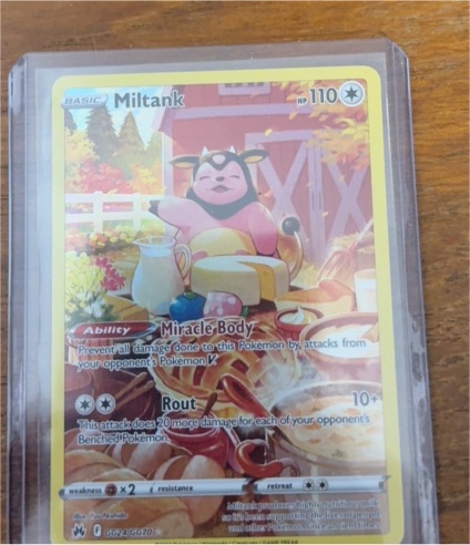 2023 Pokemon Crown Zenith GG24 Miltank — front
