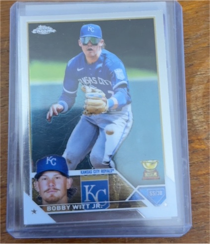 2023 Topps Chrome #176 Bobby Witt Jr. — front