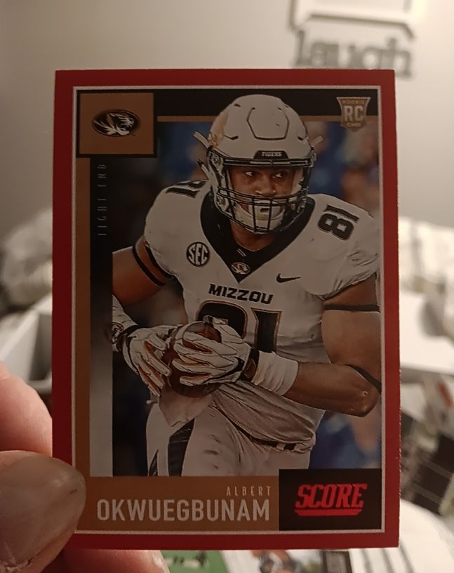 2020 Panini Score #400 Albert Okwuegbunam — front