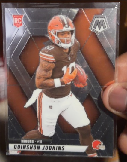 2025 Panini Mosaic #365 Quinshon Judkins Cleveland Browns Rookie — front