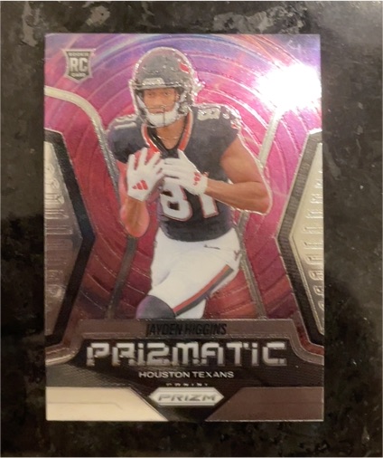 2025 Panini Prizm #3 Jayden Higgins — front