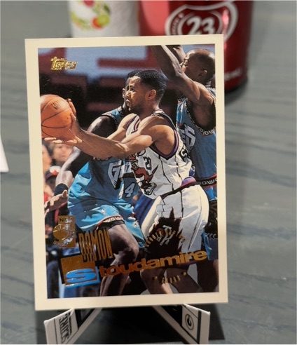 1995-96 Topps #257 Damon Stoudamire — front