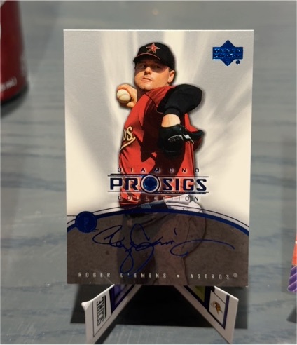 2004 Upper Deck Diamond Collection Pro Sigs #47 Roger Clemens — front