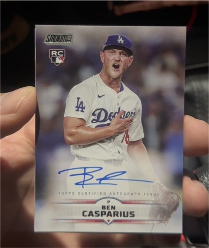 2025 Topps Stadium Club #SCBA-BCA Ben Casparius — front