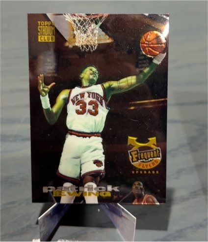 1993-94 Topps Stadium Club Frequent Flyers #189 Patrick Ewing — front