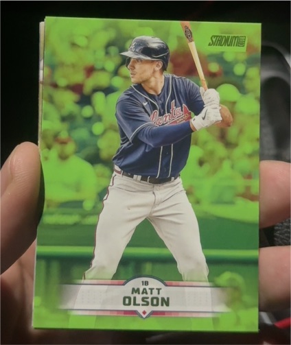 2025 Topps Stadium Club #5 Matt Olson — front