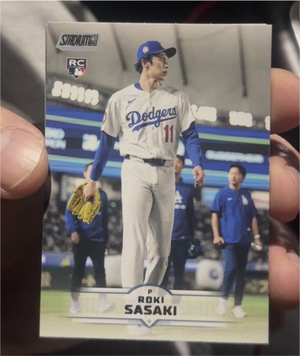 2025 Topps Stadium Club #187 Roki Sasaki — front
