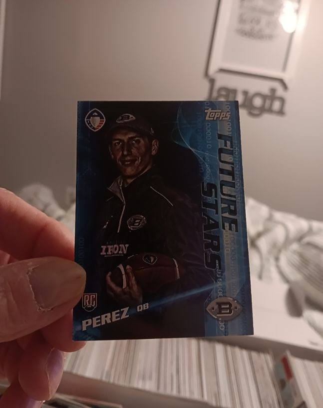 2019 Topps Alliance of American Football Future Stars #FS-3 Perez — front