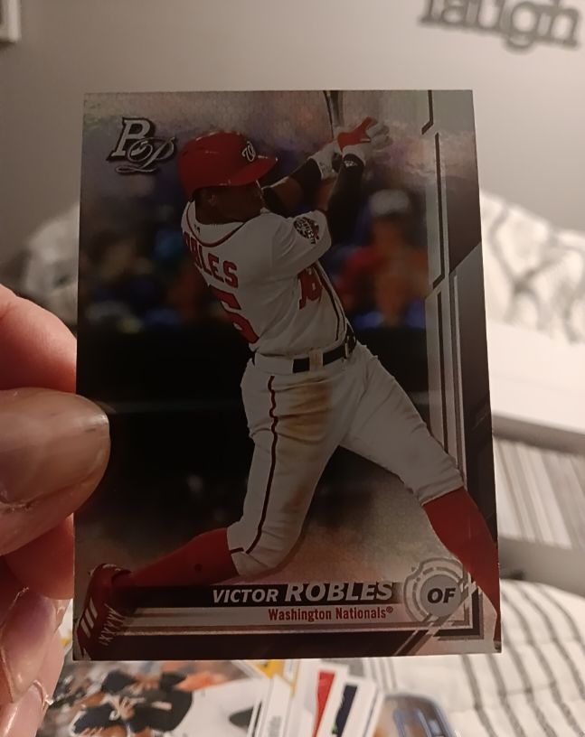 2019 Bowman Platinum #58 Victor Robles — front