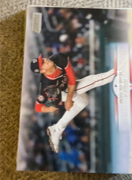 2024 Topps Stadium Club Washington Nationals Pitcher — front