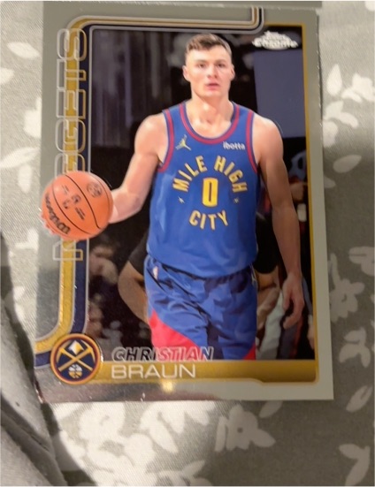 2025-26 Topps Chrome #82 Christian Braun — front
