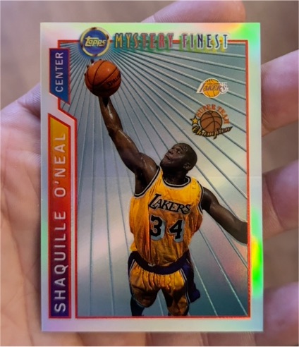 1996 Topps Mystery Finest #M12 Shaquille O'Neal — front