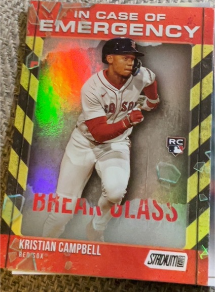 2025 Topps Stadium Club #ICE-23 Kristian Campbell — front