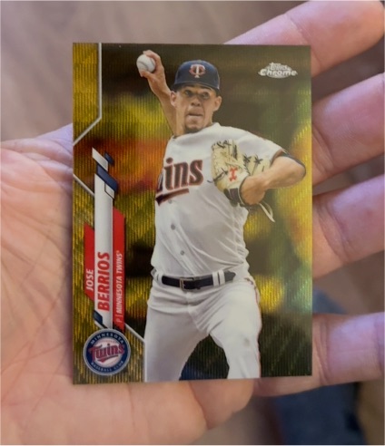2020 Topps Chrome #125 Jose Berrios — front