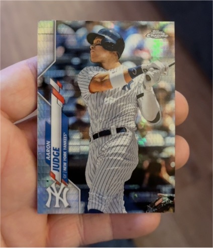 2020 Topps Chrome #50 Aaron Judge — front