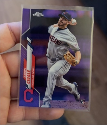 2020 Topps Chrome #143 Aaron Civale — front