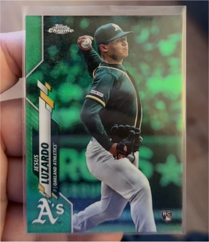 2020 Topps Chrome #5 Jesus Luzardo — front