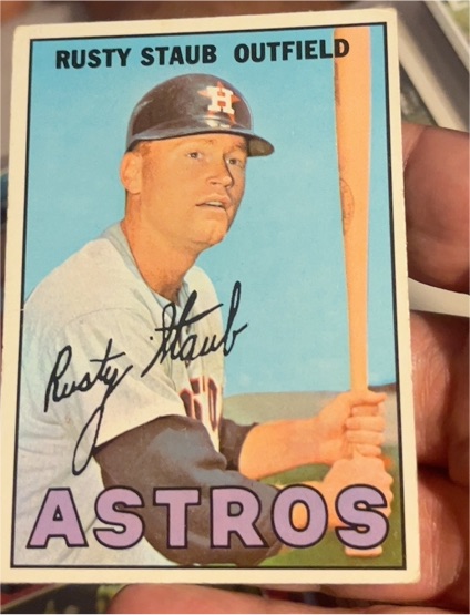 1967 Topps #73 Rusty Staub — front