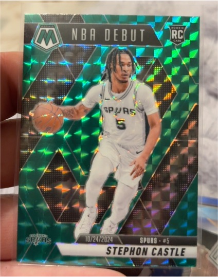2024-25 Panini Mosaic NBA Debut #267 Stephon Castle — front