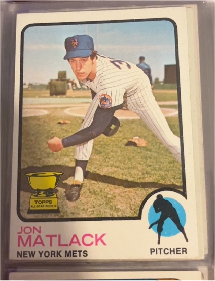1973 Topps #55 Jon Matlack — front