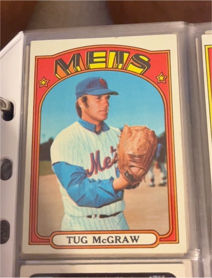 1972 Topps #163 Tug McGraw — front