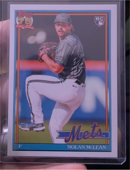 2026 Topps Series 1 #T91-63 Nolan McLean — front