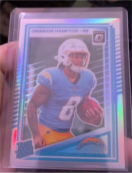 2025 Panini Donruss Optic #212 Omarion Hampton — front