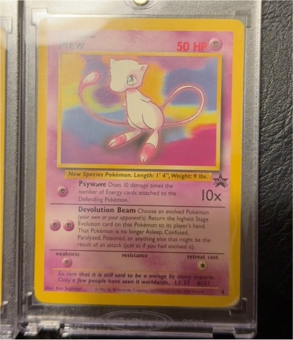 1999 Pokémon TCG Promo #8 Mew — front