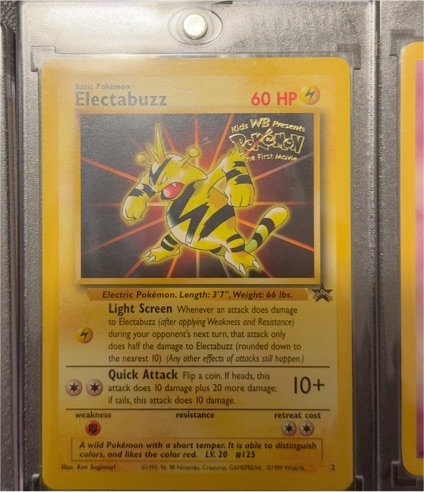 1999 Pokémon #2 Electabuzz Black Star Promo — front