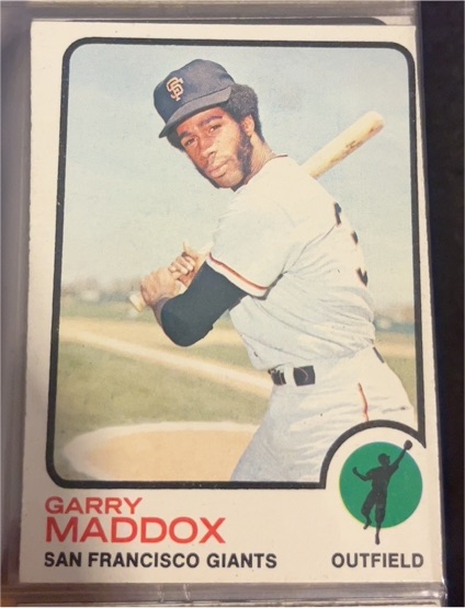 1973 Topps #322 Garry Maddox — front