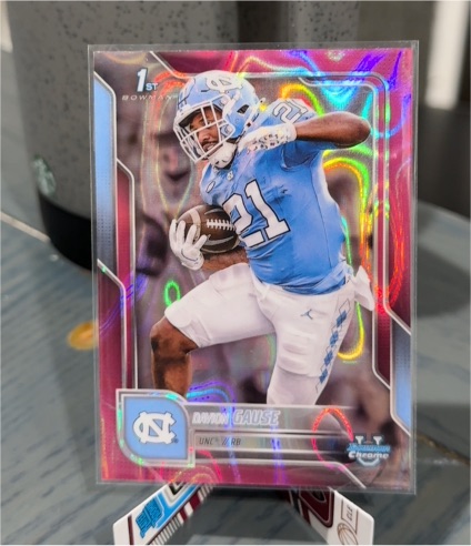2025 Bowman University Chrome #105 Davion Gause — front