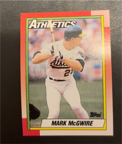 1990 Topps #690 Mark McGwire — front