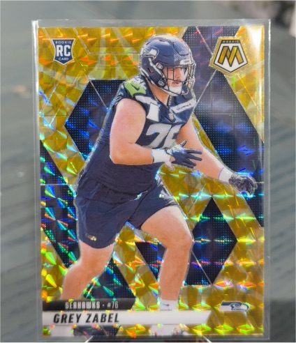 2025 Panini Mosaic #328 Grey Zabel — front
