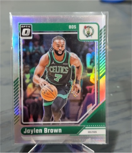2024-25 Panini Donruss Optic #206 Jaylen Brown — front