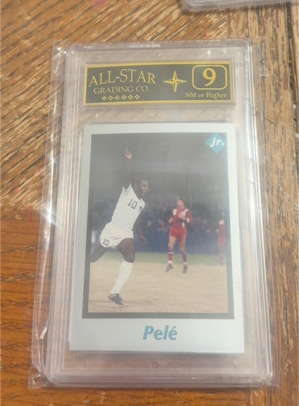 1991 Tuff Stuff Jr. #44 Pelé — front