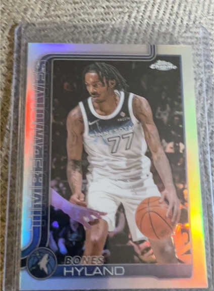 2025-26 Topps Chrome #90 Bones Hyland — front