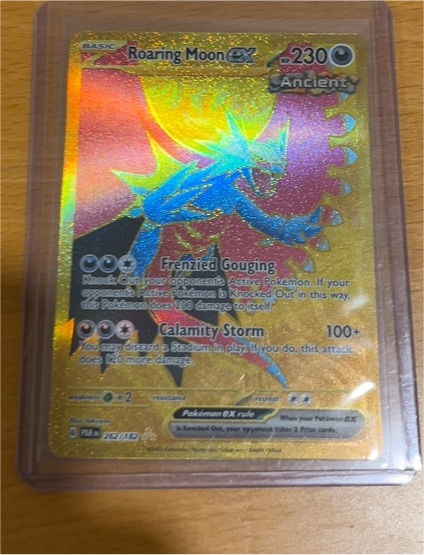 2022 Pokémon SV04 Paradox Rift #262 Roaring Moon ex — front
