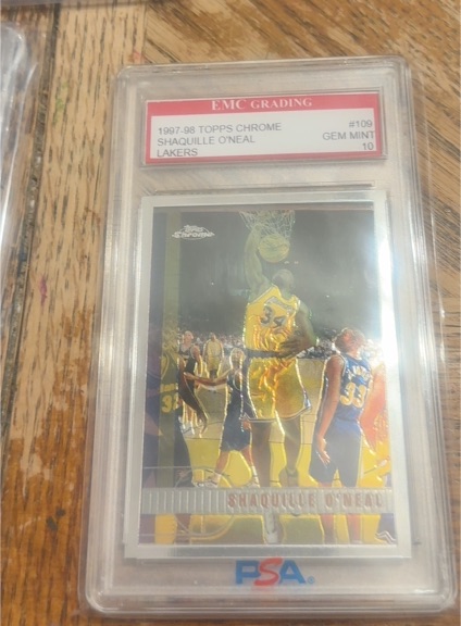 1997-98 Topps Chrome #109 Shaquille O'Neal — front