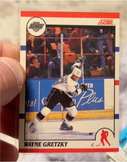 1990-91 Score #1 Wayne Gretzky — front