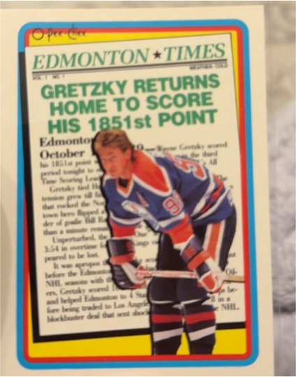 1990 O-Pee-Chee #2 Wayne Gretzky Edmonton Times — front
