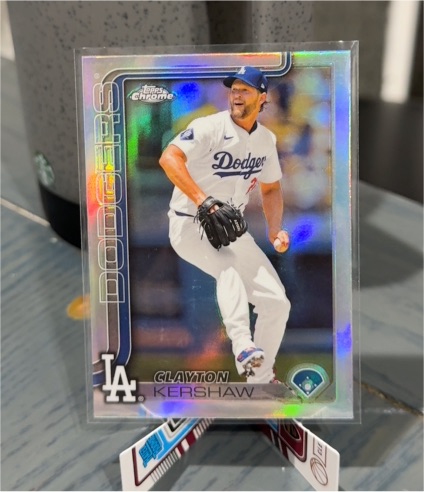 2025 Topps Chrome #88 Clayton Kershaw — front